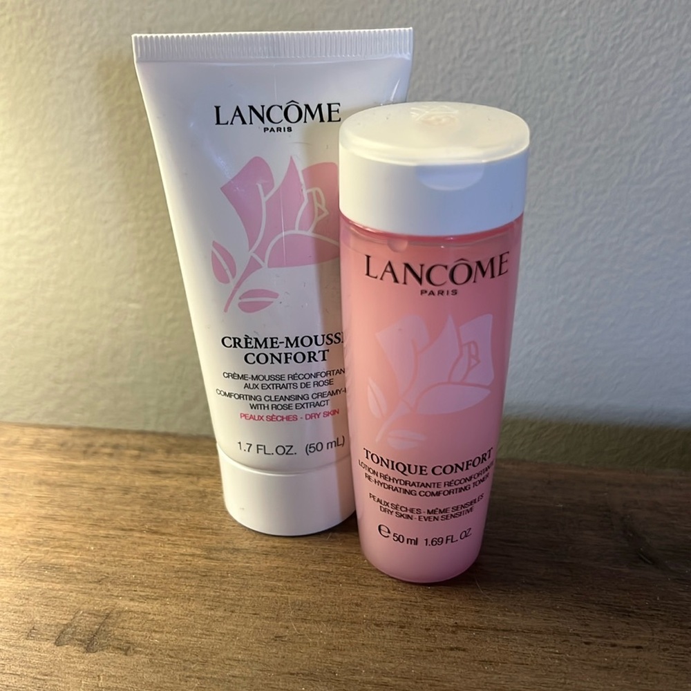 New Lancôme Crème-Mousse Confort & Tonique Confort